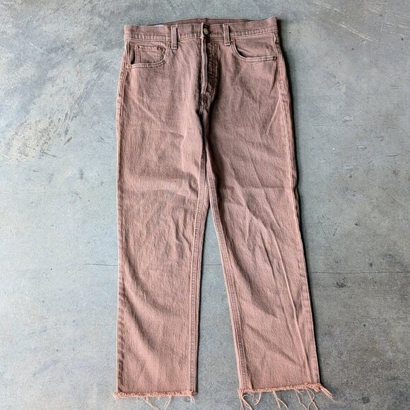 Gap Cheeky Straight High Rise Jean in Buffalo Brown size 29/8R - Picture 2 of 8